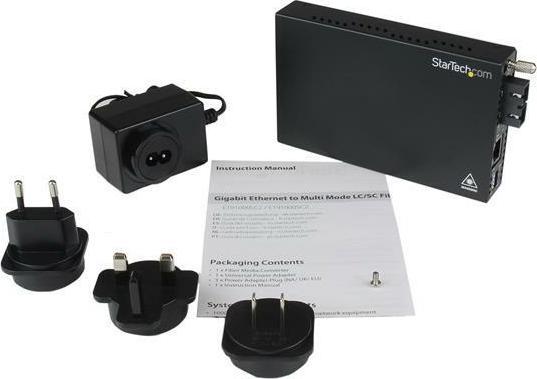 Actual product image StarTech Gigabit Multi Mode Fiber Media Converter
