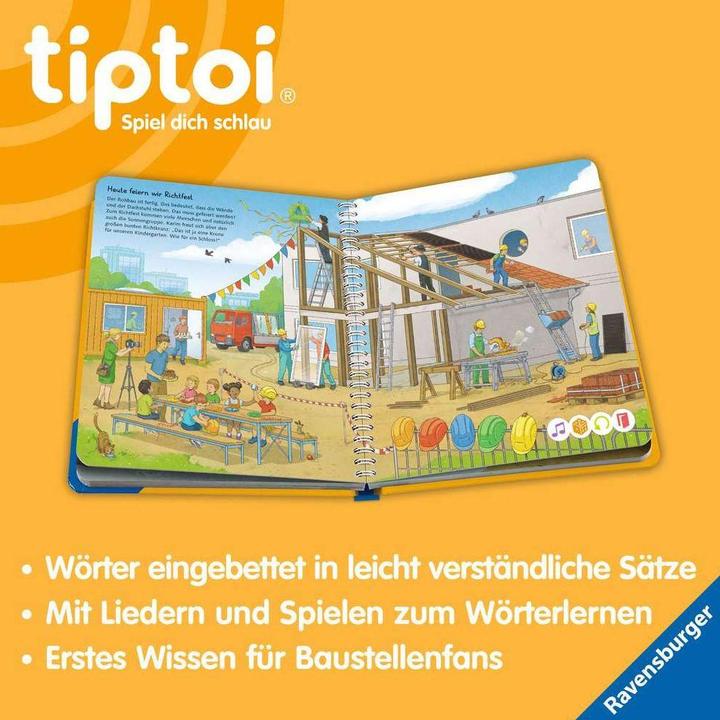 Immagine prodotto tiptoi Mein Wörter-Bilderbuch - Baustelle (Tedesco, Stefan Richter, Sandra Grimm, 2023)