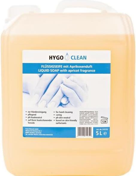Image du produit Hygoclean Savon liquide Abricot (Savon liquide, 10000 ml)