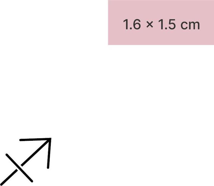 Produktbild minink Temporäres Tattoo – Sternzeichen Schütze