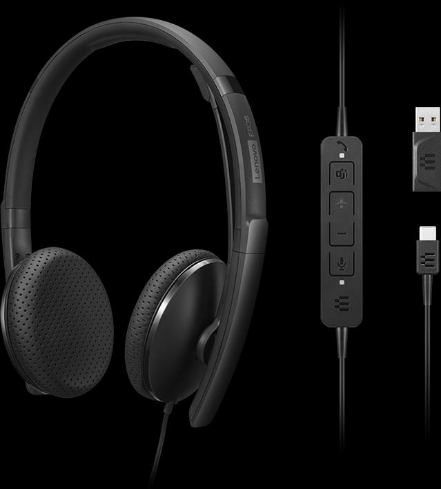 Image du produit Lenovo Audio bo Wired Voip Hs Teams (Filaire, USB-C)