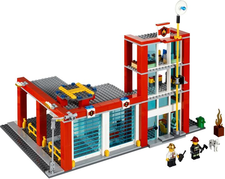 Produktbild LEGO Feuerwehr-Hauptquartier (60004, LEGO City)