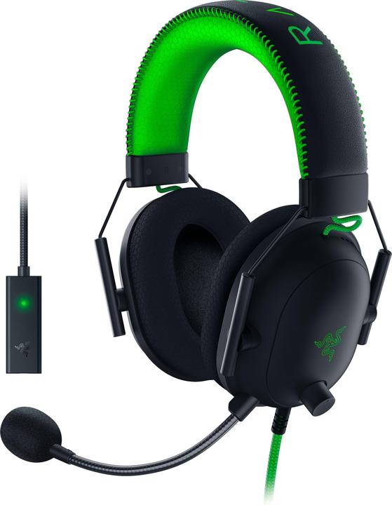 Actual product image Razer Multiplatform BlackShark V2 Special Edition, on-ear, microphone, black (Cable)