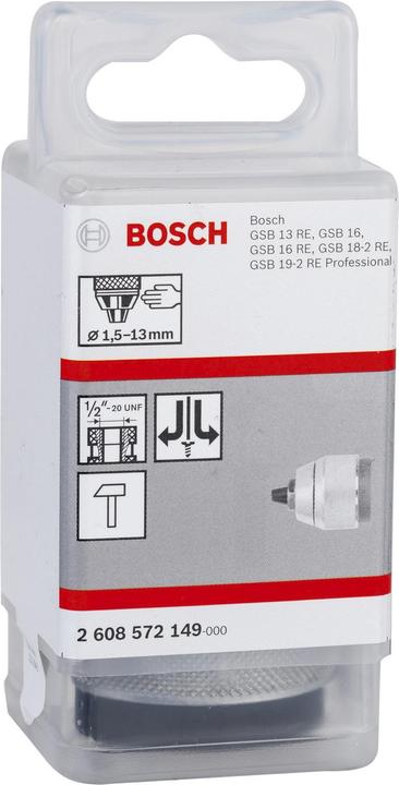 Productafbeelding Bosch Professional Zubehör Snelspanboorhouder verchroomd