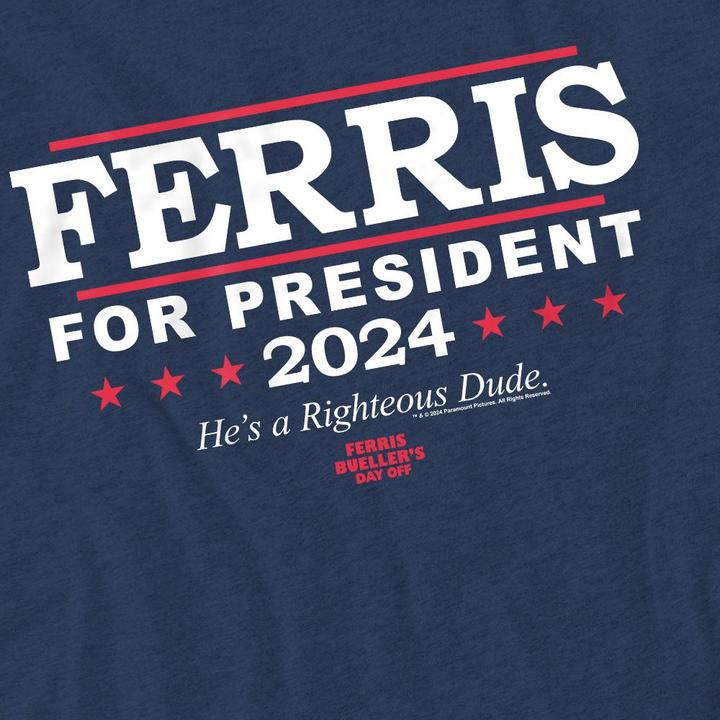 Produktbild Ferris Bueller´s Day Off Ferris Bueller's Day Off Ferris For President TShirt (L)