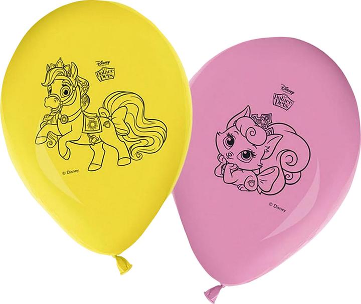 Produktbild Disney Palast Haustiere Ballons Latex 8erPack (8 x)