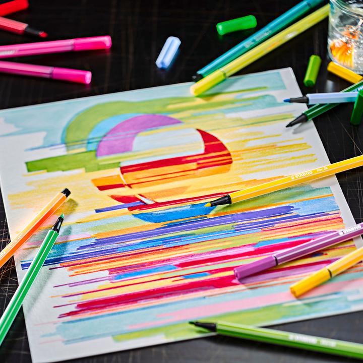 Actual product image STABILO Pen 68 Premium felt-tip pen (Multicoloured, 1 x)