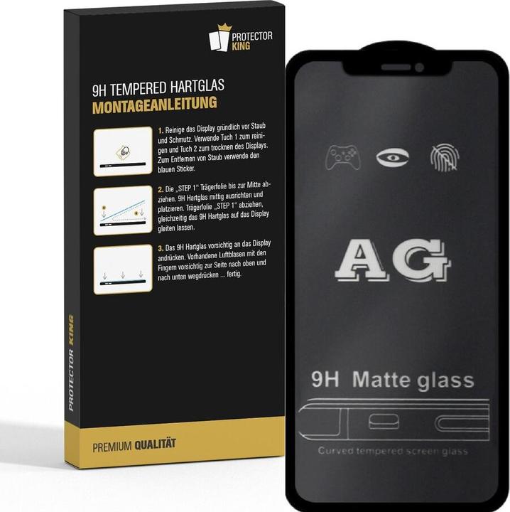 Produktbild Protectorking 3x Echtes Tempered 9H Panzerhartglas Matt Entspiegelt (3 Stück, Apple iPhone 13 Pro)