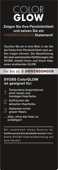 Actual product image Syoss Color Glow (Deep brown)