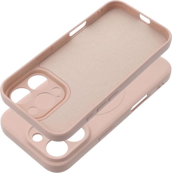 Image du produit OEM Back panel cover SILICONE MAG COVER case compatible with MagSafe for IPHONE 16 Pro pink (Apple iPhone 16 Pro)