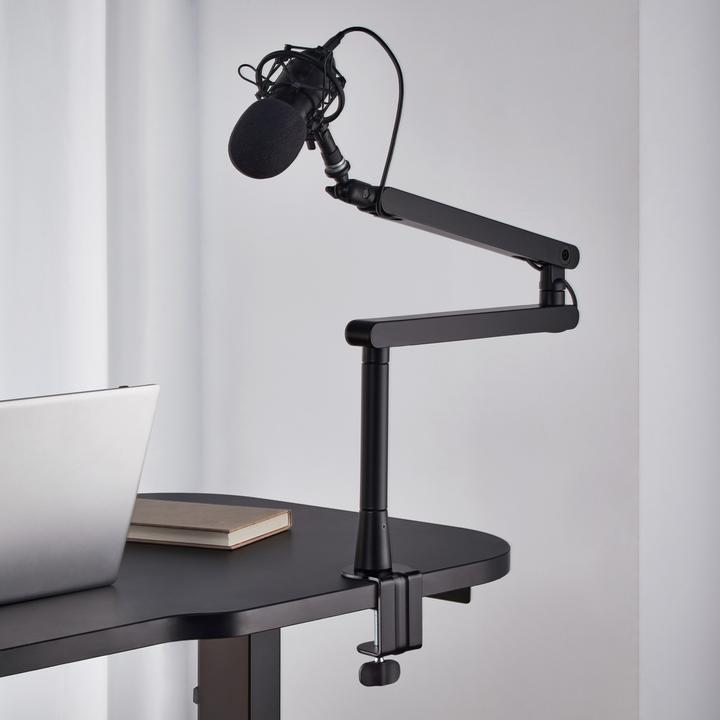 Actual product image Deltaco Gaming Low-profile table mount for streaming microphones