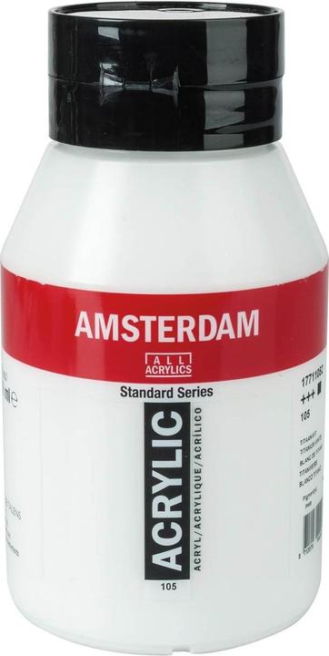Produktbild Talens Acrylfarbe Amsterdam 1000ml (Titanweiss, 1000 ml)