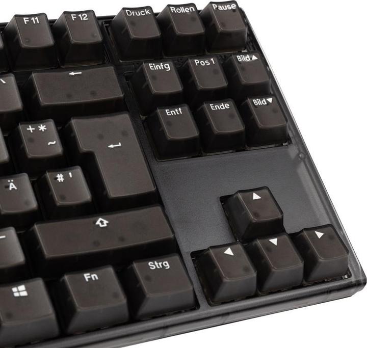 Produktbild Ducky One 3 Aura Black TKL Gaming Tastatur, RGB LED - MX-Silent-Red (DE, Kabelgebunden)