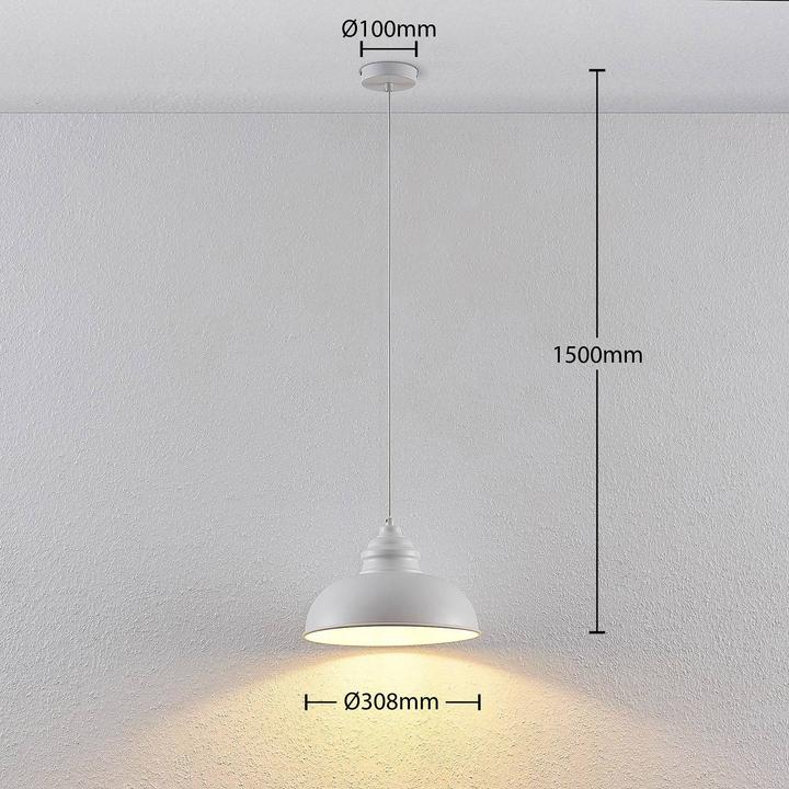 Produktbild Lindby Cliona Pendelleuchte Matt White (E27)