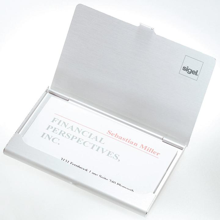 Produktbild Sigel Visitenkarten-Etui (A8)