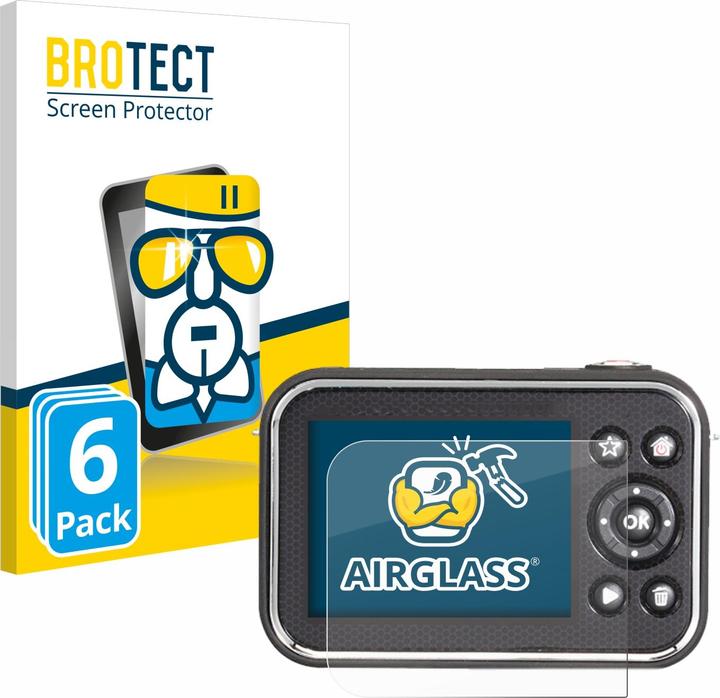 Produktbild BROTECT Schutzglas Schutzfolie Glas Folie Displayschutz klar (KidiZoom Video Studio HD)