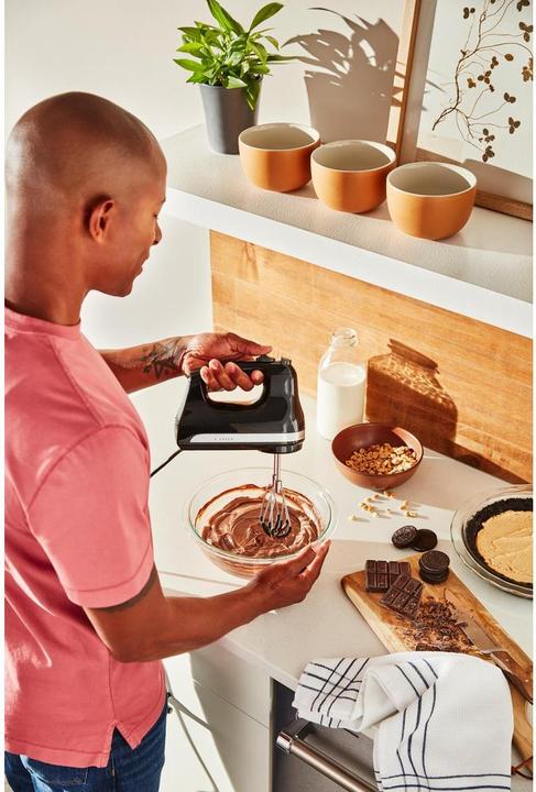 Image du produit KitchenAid Mixeur à main - 6 positions - onyx zwart - 5KHM6118EOB (85 W)