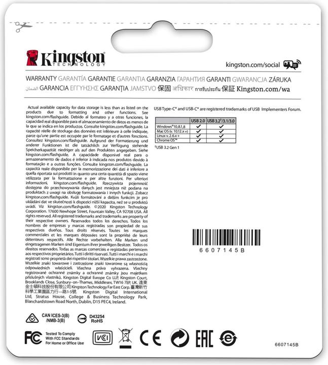 Image du produit Kingston DataTraveler microDuo 3C (128 Go, USB-C)