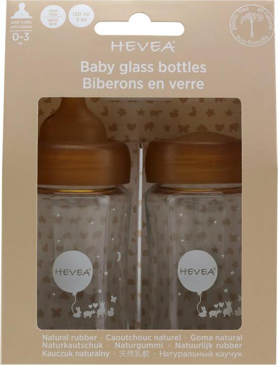 Produktbild Hevea Glasflasche 2 x 150 ml (150 ml)
