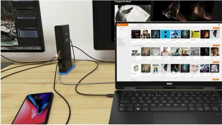 Actual product image i-tec USB 3.0 Dual Full HD Dock (USB-B, 2 Ports)