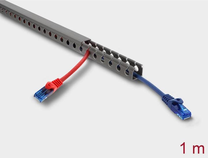 Actual product image Delock Verdrahtungskanal 20 x 20 mm - Länge 1 m grau (Duct, 100 cm)