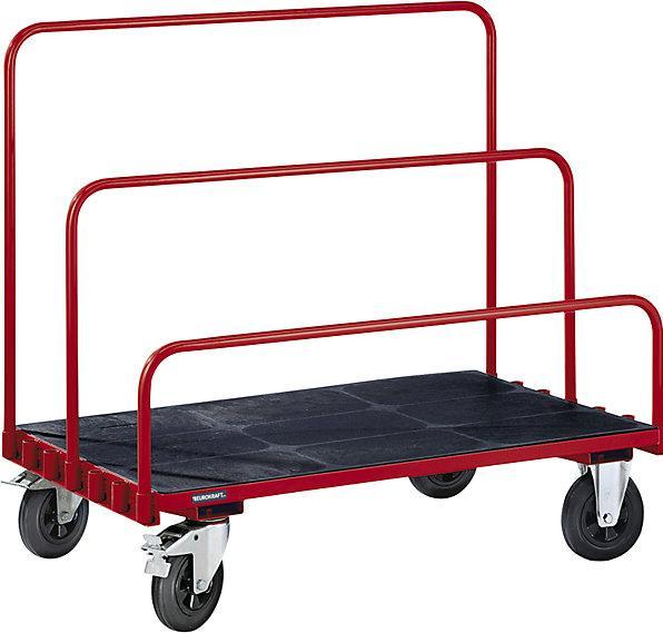Produktbild eurokraft pro Platten-Transportwagen ohne Bügel (500 kg)