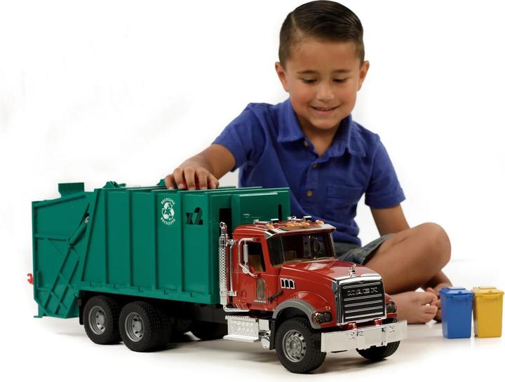 Actual product image Bruder Mack Granite Garbage Truck