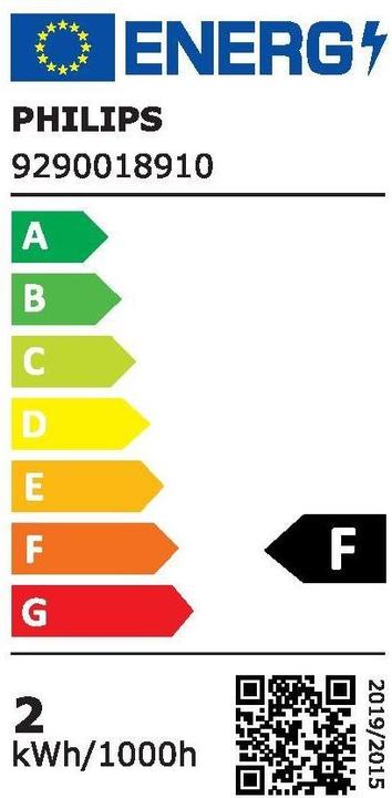 Label énergétique Philips LED R50 (E14, 1.40 W, 105 lm, 1 x, F)