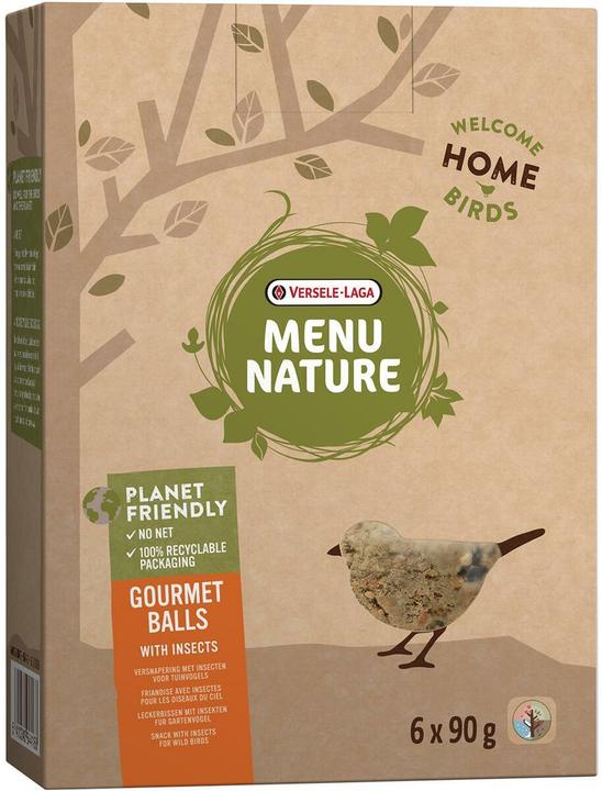 Versele Laga Palline gourmet insetti, 6 x 90 g, senza retina (6 x, 0.54 kg)