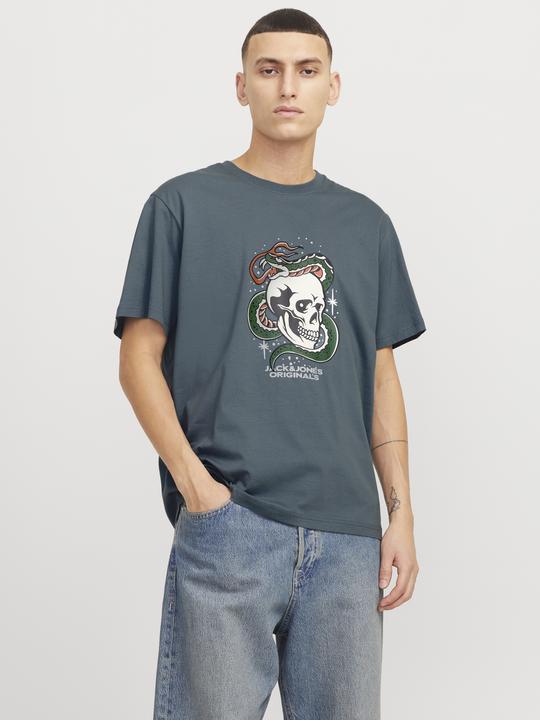 Actual product image Jack & Jones Gedruckt Rundhalsausschnitt T-shirt T-shirt (XS)