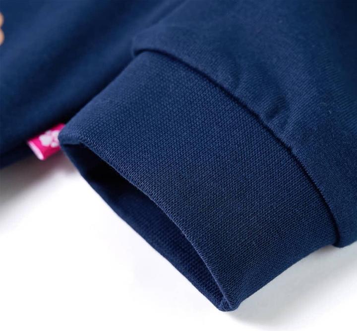 Produktbild VidaXL Kinder-Sweatshirt Marineblau 104,Material: 95 % Baumwolle. 5 (104)