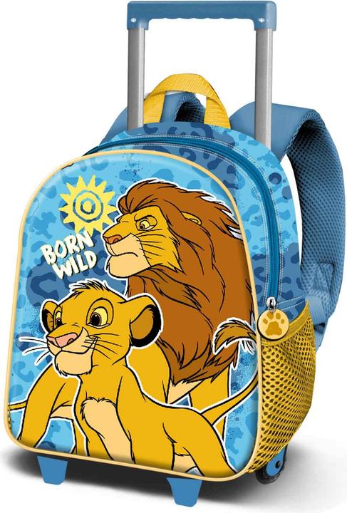 Karactermania Small 3D Backpack with Wheels Wild