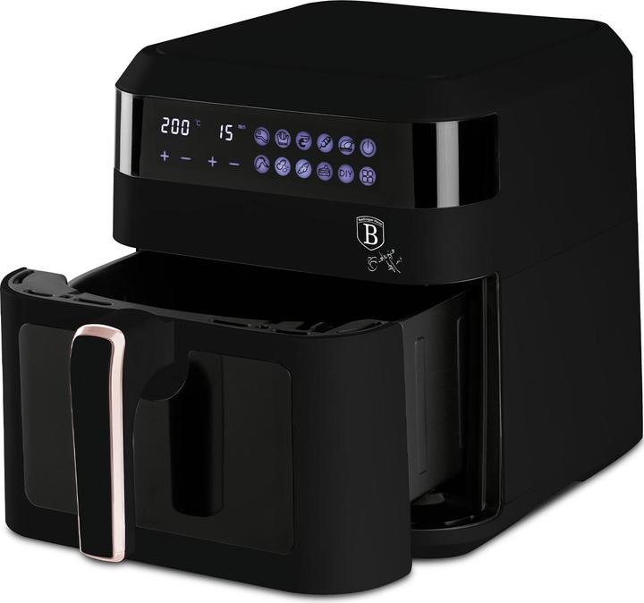 Productafbeelding BerlingerHaus BH9446 Friteuse, 6,3L, zichtbaar venster Black Rose CollectionMona