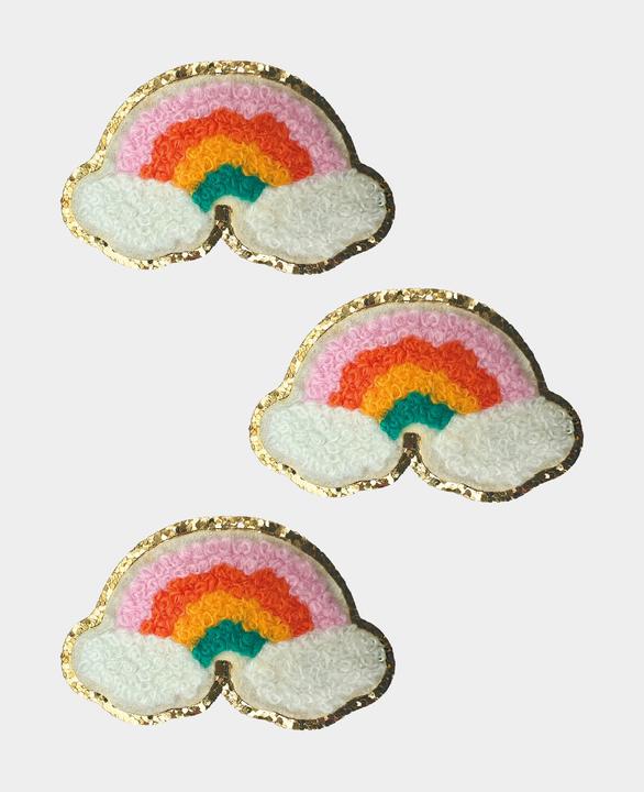 Produktbild I Am Creative Aufnäher Iron on patch Regenbogen (3 x)