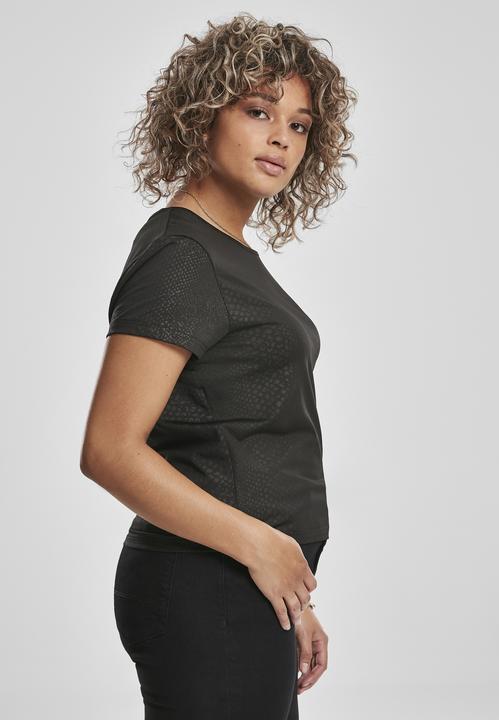 Immagine prodotto Urban Classics Tee con motivo elasticizzato da donna (XL)