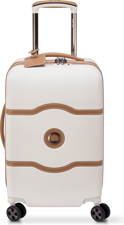 Delsey Chatelet Air 2.0 -matkalaukku, valkoinen (43 l, Bagage à main (jusqu'à 50l))