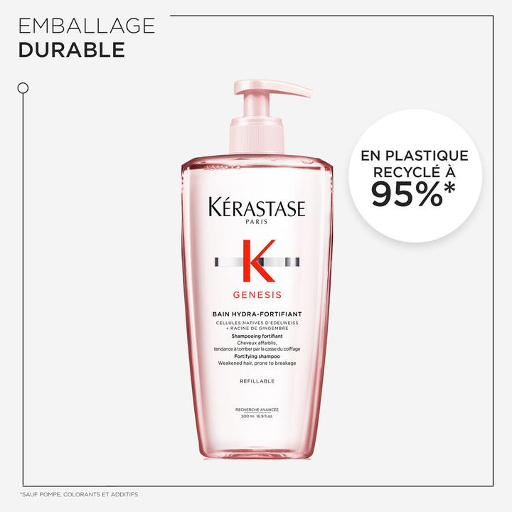 Actual product image Kérastase Genesis Bain Hydra (1000 ml, Liquid shampoo)