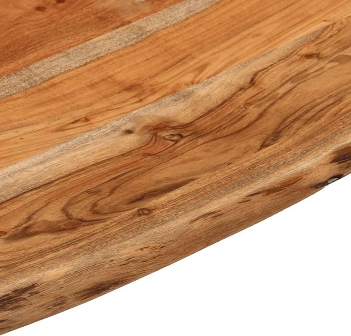 Produktbild VidaXL Wandregal Quadratisch Baumkante Hängeregal Büro Regal Massivholz Akazie (40 x 40 x 2,5 cm)