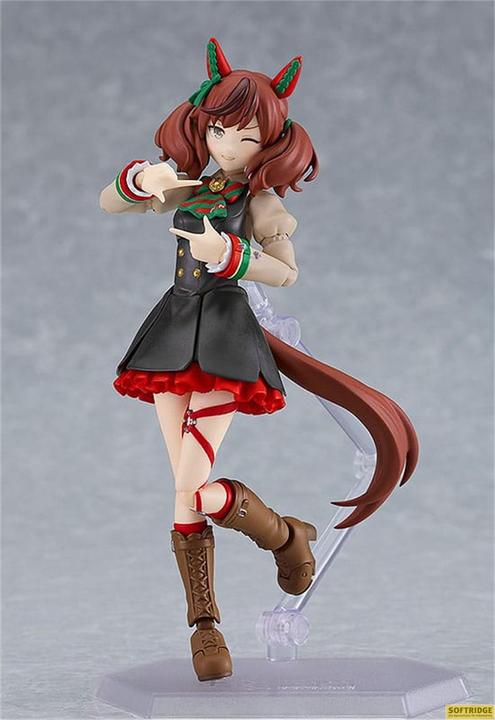 Actual product image Max Factory Uma Musume Pretty Derby Figma Action Figure Umamusume: Pretty Derby Nice Nature 14 cm