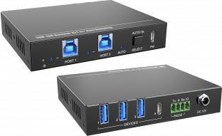 Immagine prodotto Tesca Sélecteur USB3 Gen2 ( 2 porte Host USB-B, 3 porte USB-A e 1 USB-C ), 10,2 Gbps