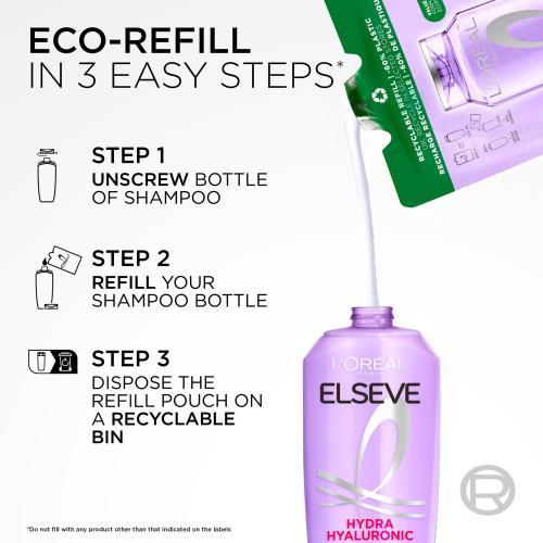 Produktbild L'Oréal Paris Elseve Hyaluronic (250 ml, Flüssiges Shampoo)