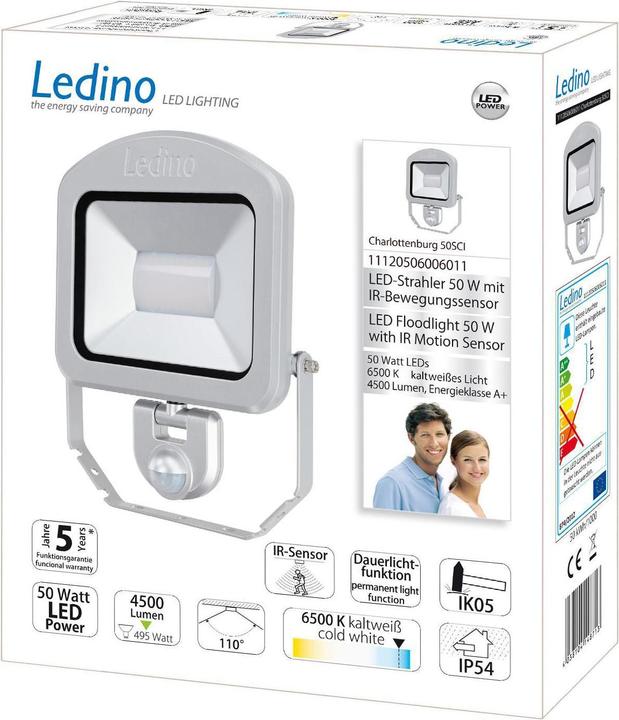 Produktbild Ledino LED-Strahler m. Sensor (4500 lm, IP54)