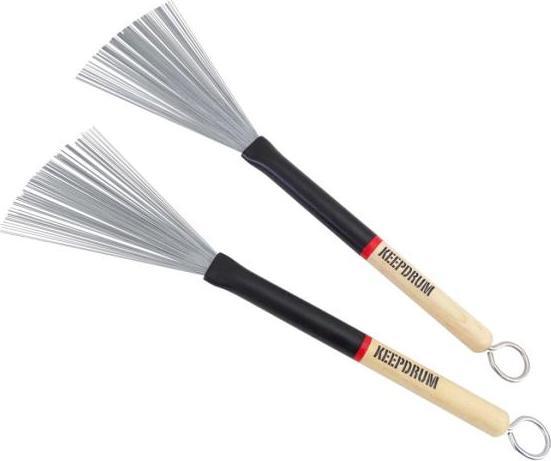 Actual product image keepdrum SV507 Jazz Broom extendable (Percussion, Cajon, Drums, Marsh basin)