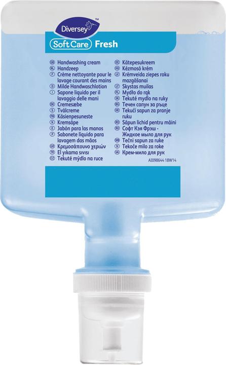 Produktbild Diversey Håndsaebe Soft Care Fresh H1 t/Soft Care Line disp.800ml (Flüssigseife, 800 ml)