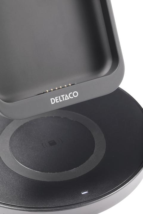 Actual product image Deltaco 3-in-1 Magnetischer Wireless Charger (18 W)