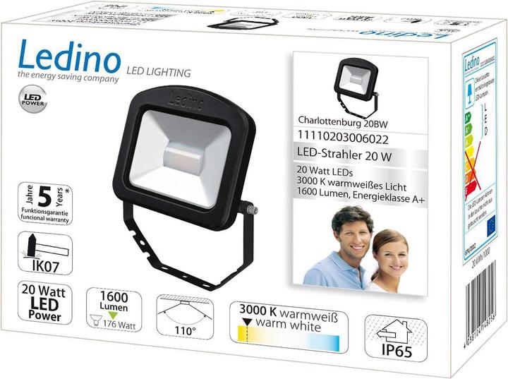 Produktbild Ledino LED-Strahler Charlottenburg (1600 lm, IP65)