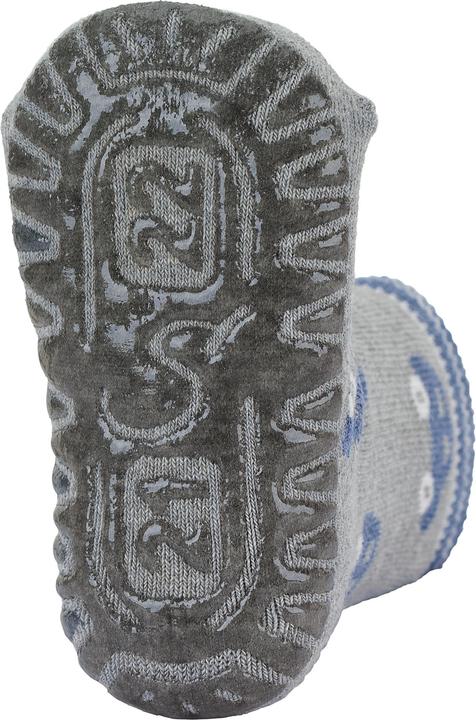 Actual product image Sterntaler Antirutsch-Socken Autos Silber Melange Gr. 23/24 (24)
