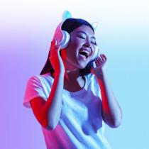 Actual product image wireless headphones, cat (Wireless)