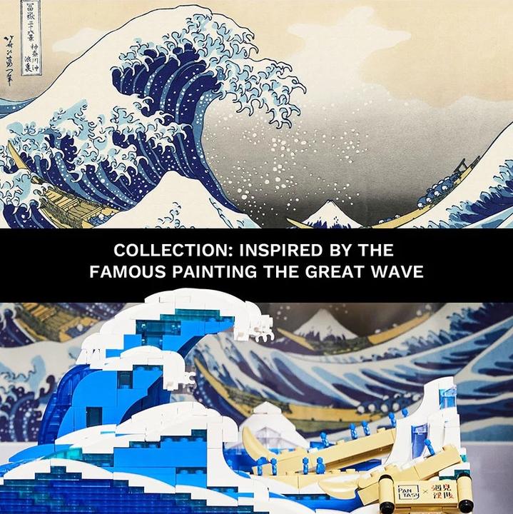Actual product image Pantasy Hokusai Kanagawa - The Great Wave
