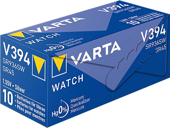 Actual product image Varta V394 / SR936W (1 pcs., SR45, 67 mAh)